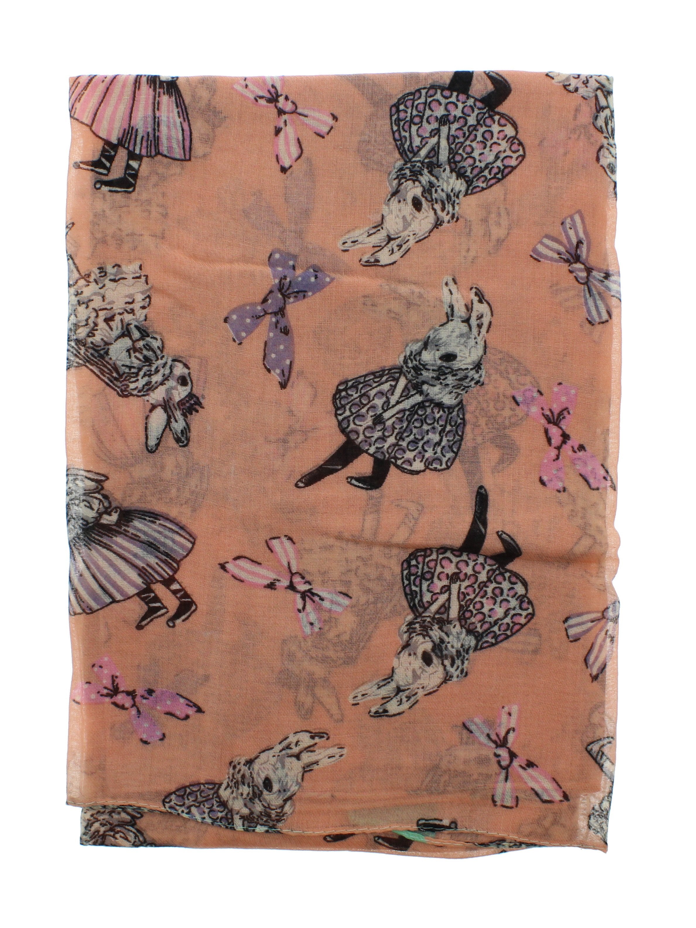 Alice in Wonderland Printed Scarves