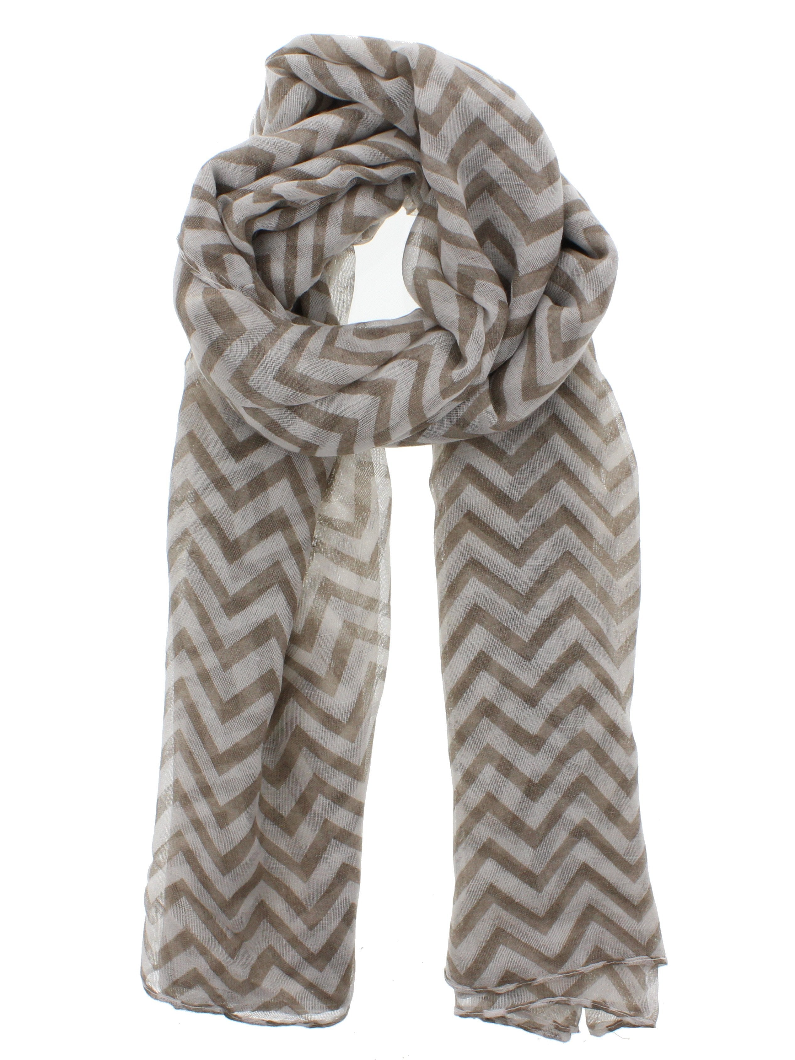 Zig Zag Printed Scarves