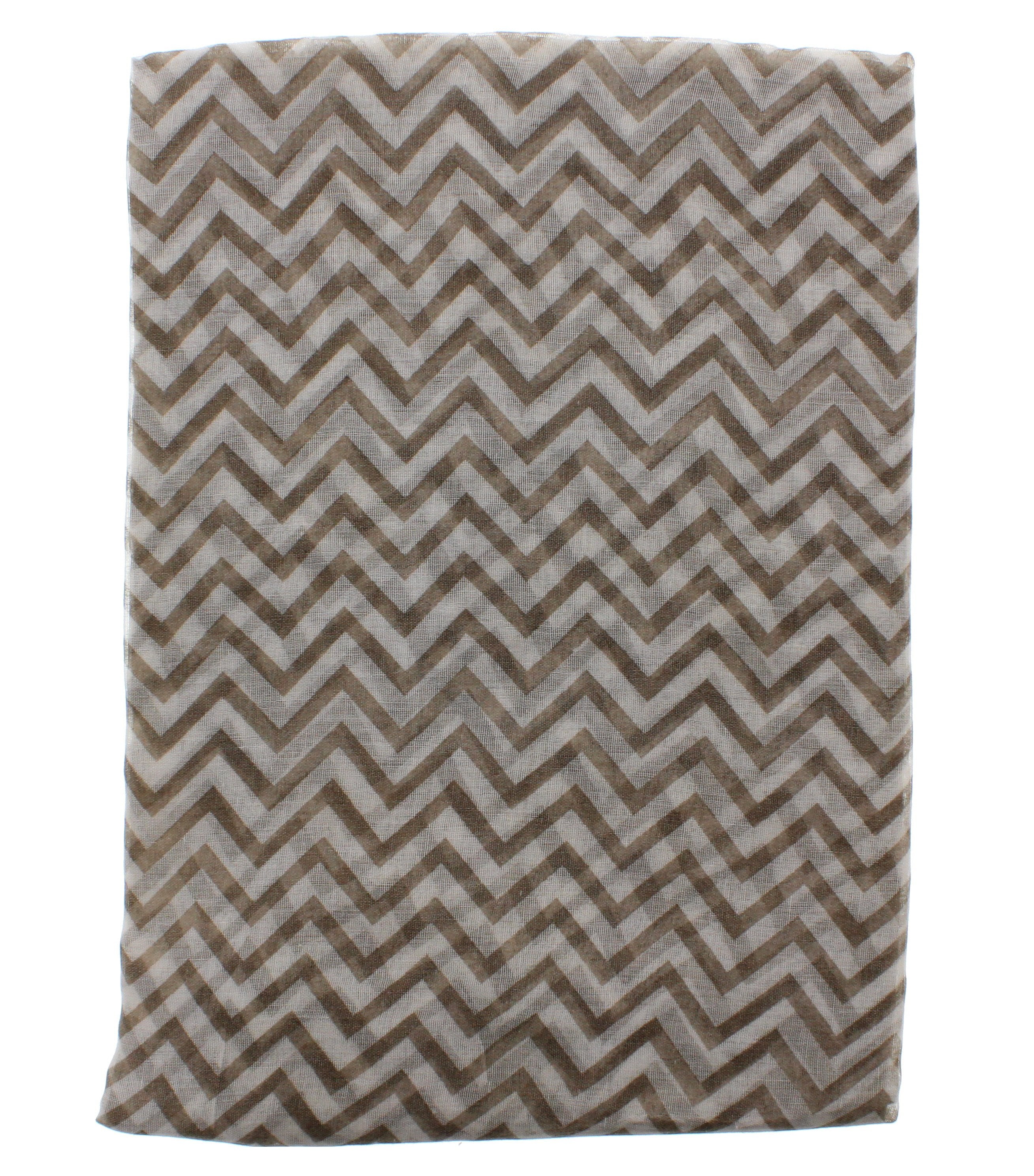 Zig Zag Printed Scarves