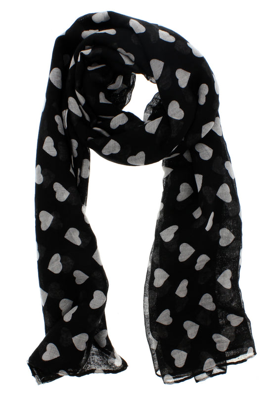 Heart Printed Scarves