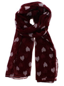 Heart Printed Scarves