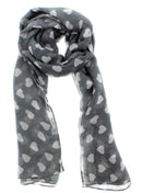 Heart Printed Scarves