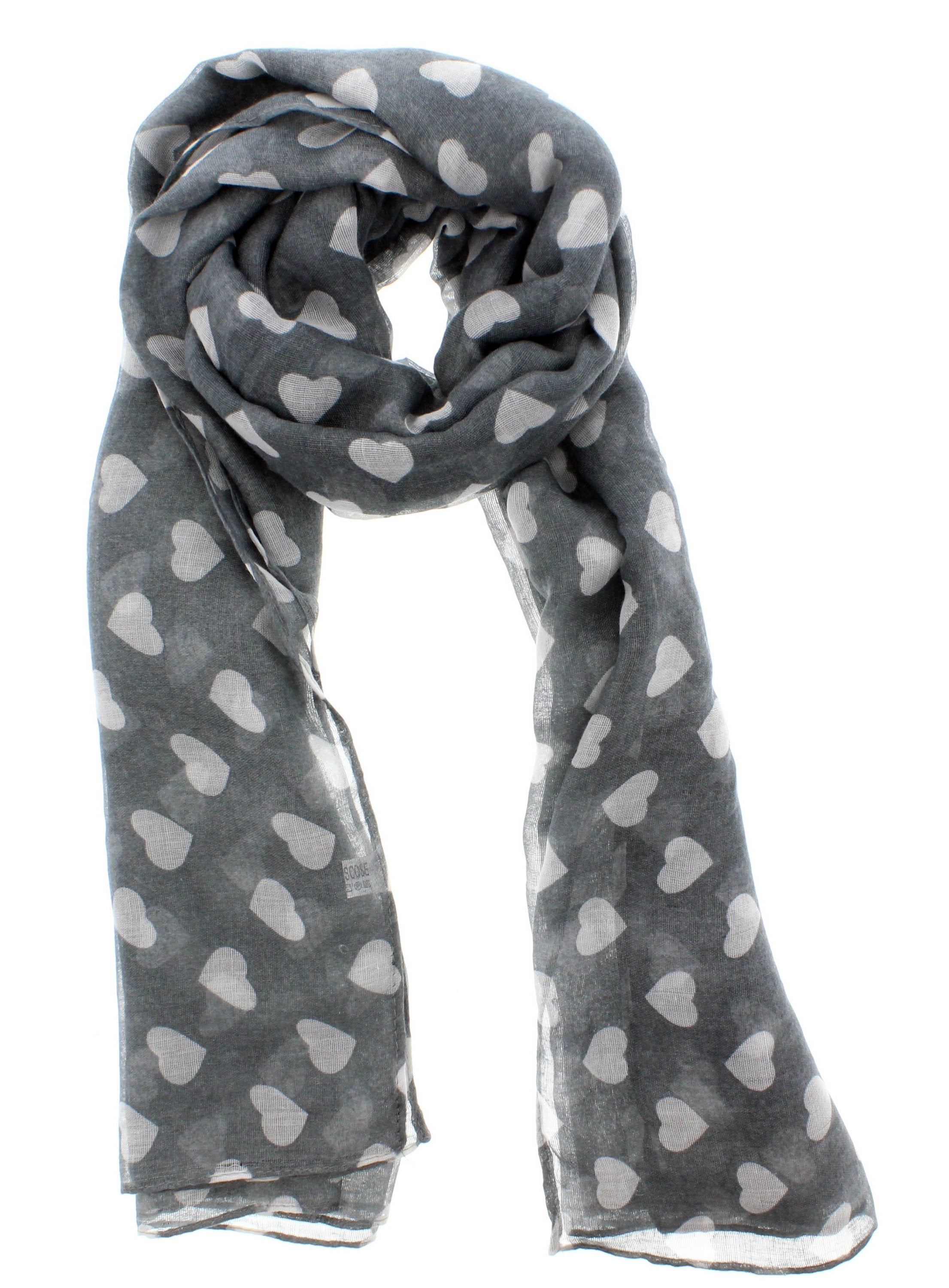 Heart Printed Scarves