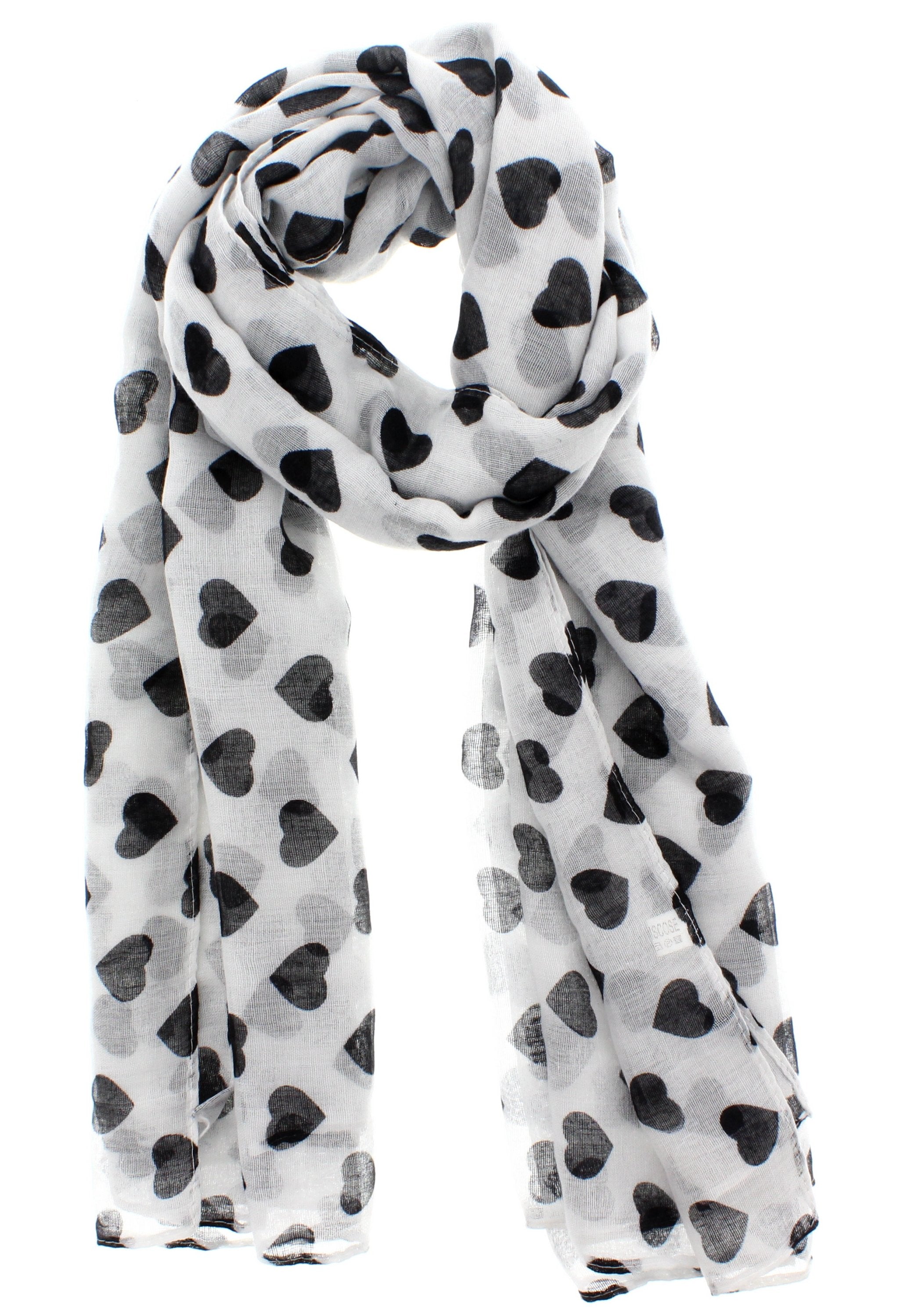 Heart Printed Scarves