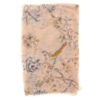 Robins, Trees & Flowers Printed Scarves
