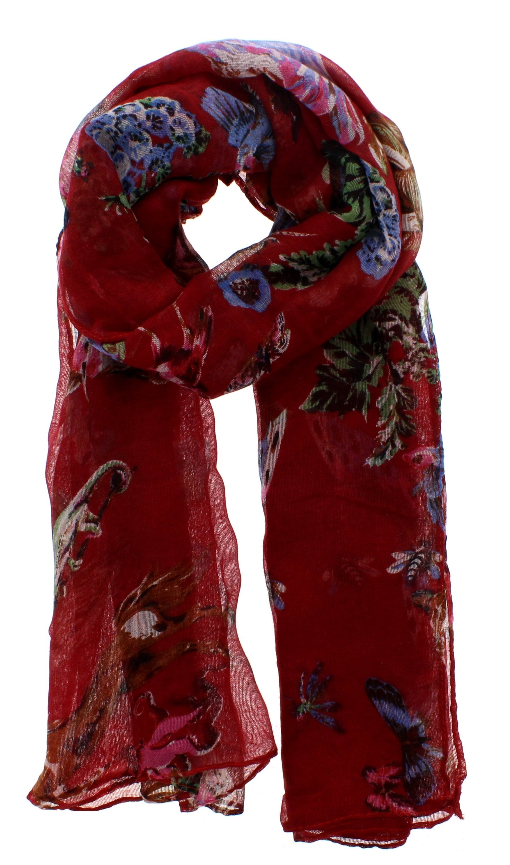Assorted Animals, Birds & Sealife Printed Scarves