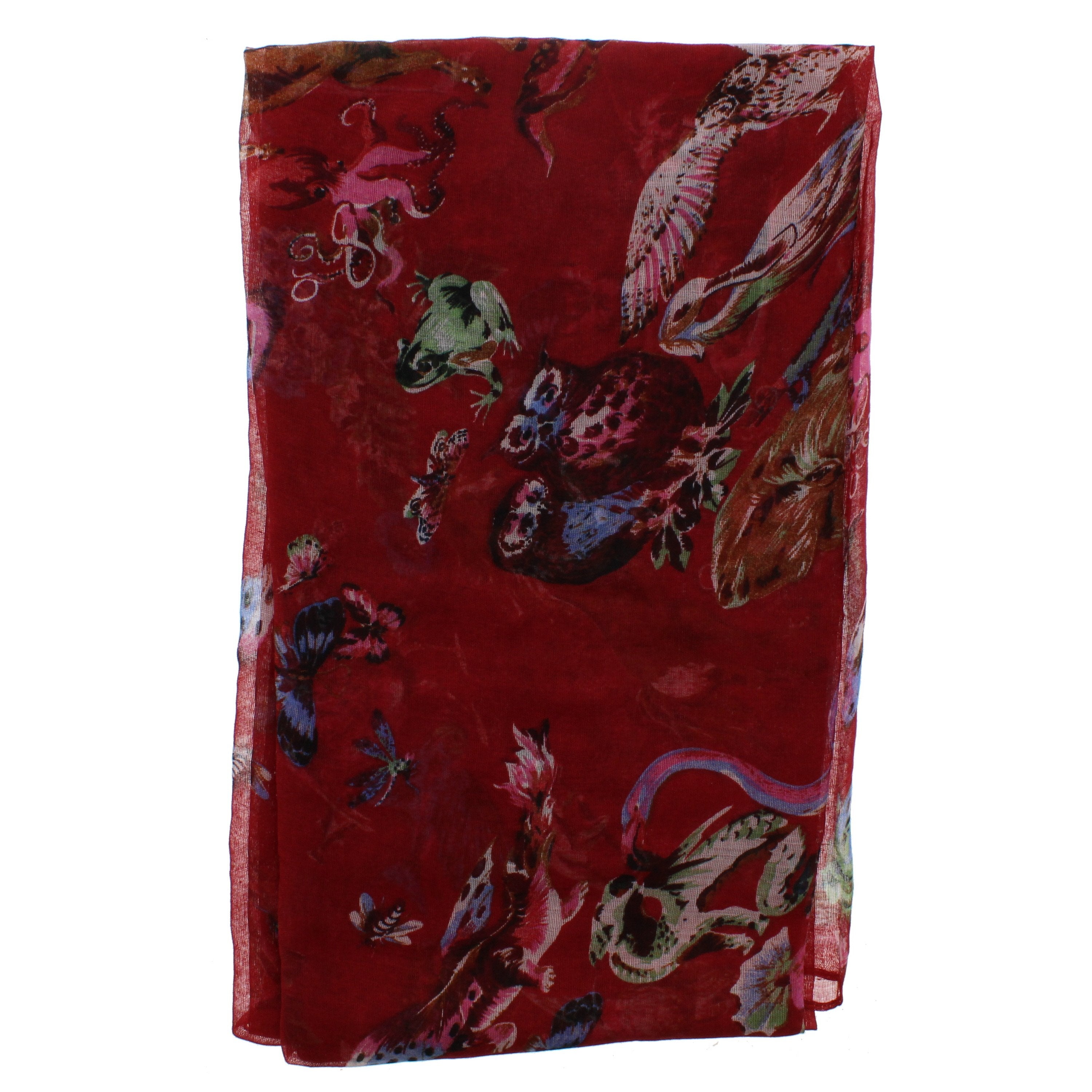 Assorted Animals, Birds & Sealife Printed Scarves