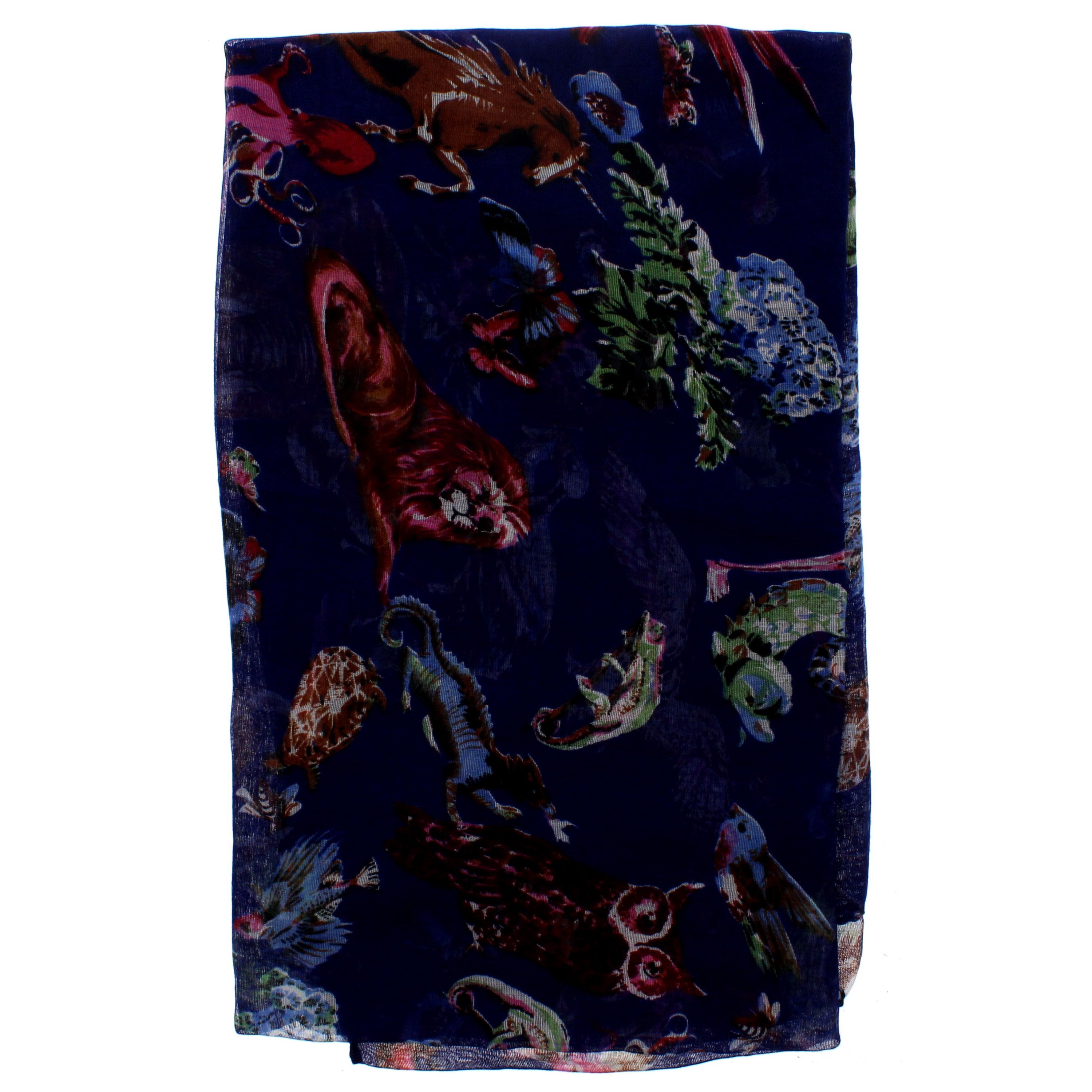 Assorted Animals, Birds & Sealife Printed Scarves