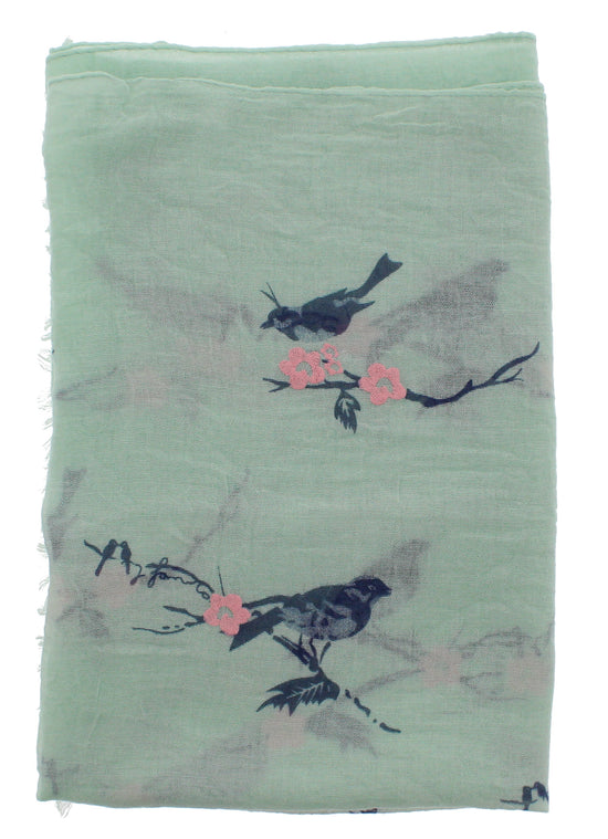Bird Printed Scarves