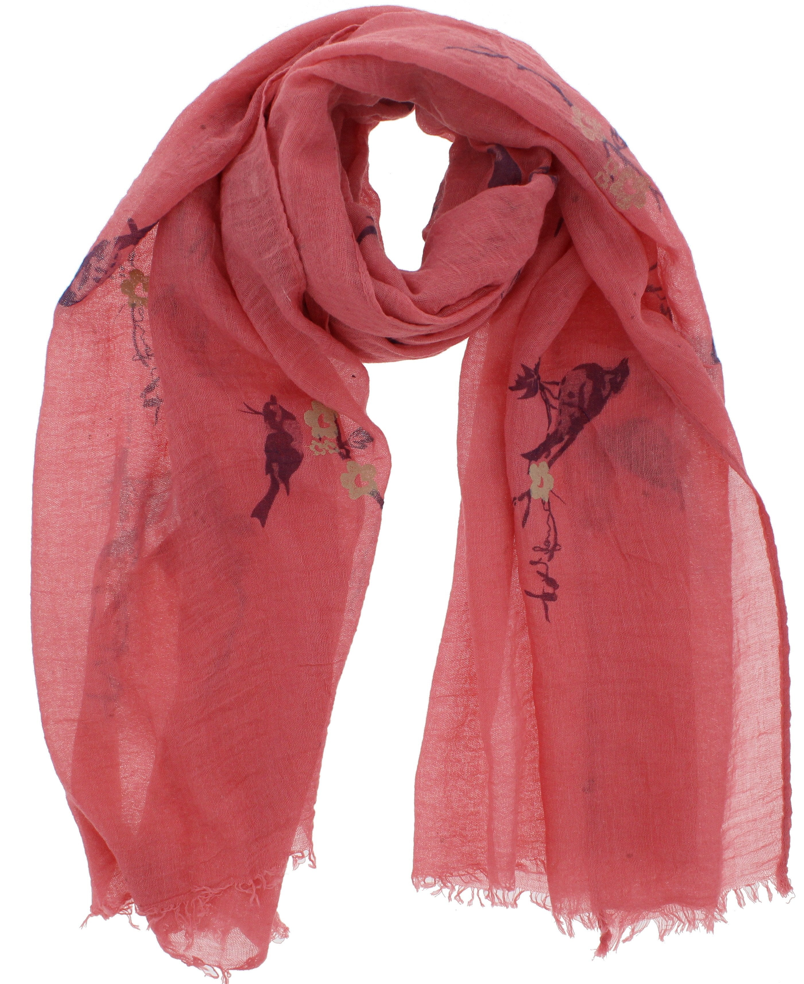 Bird Printed Scarves