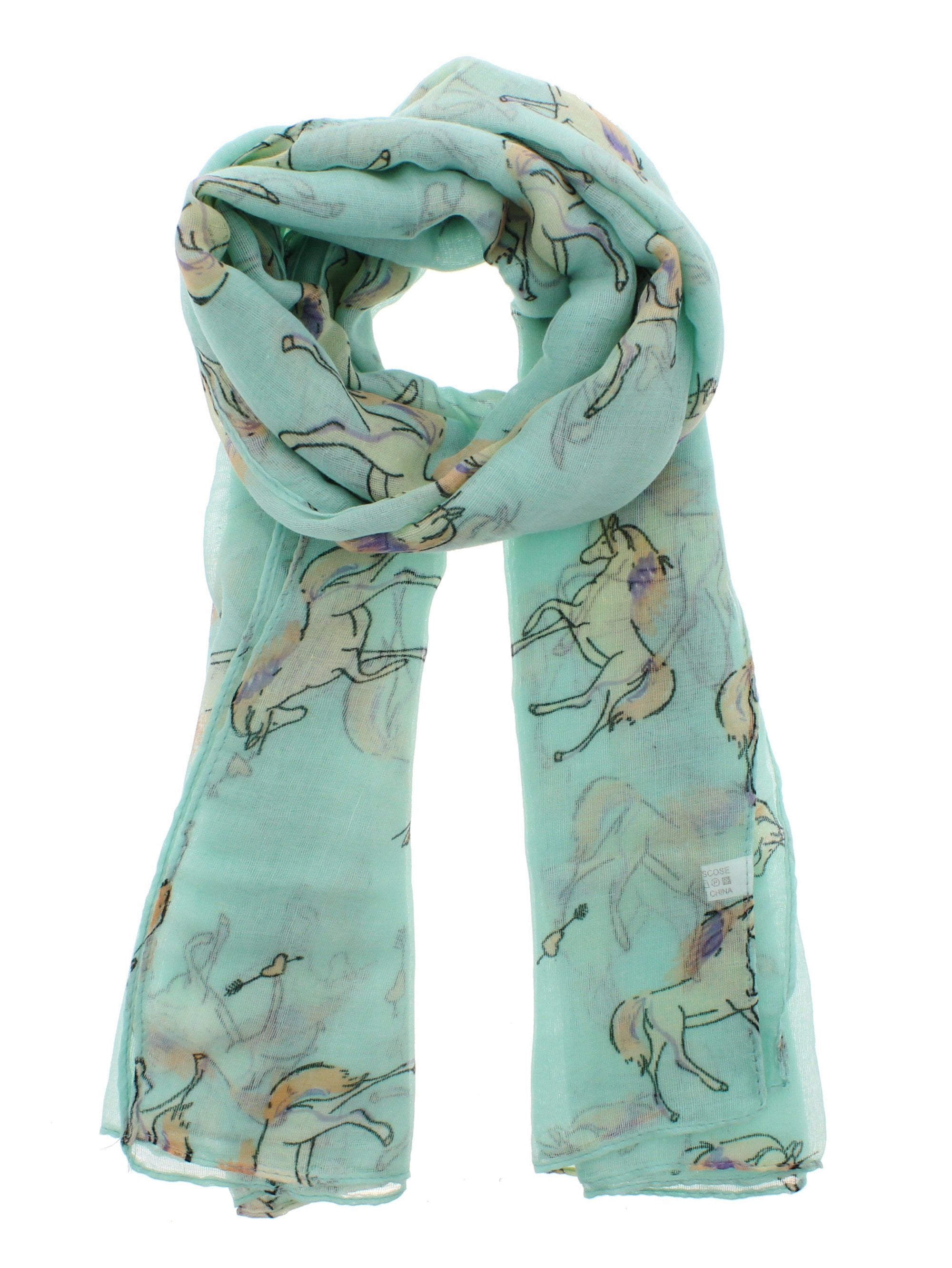 Unicorn Printed Scarves