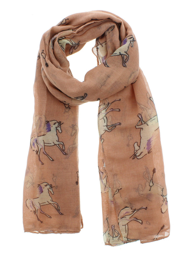 Unicorn Print Scarf