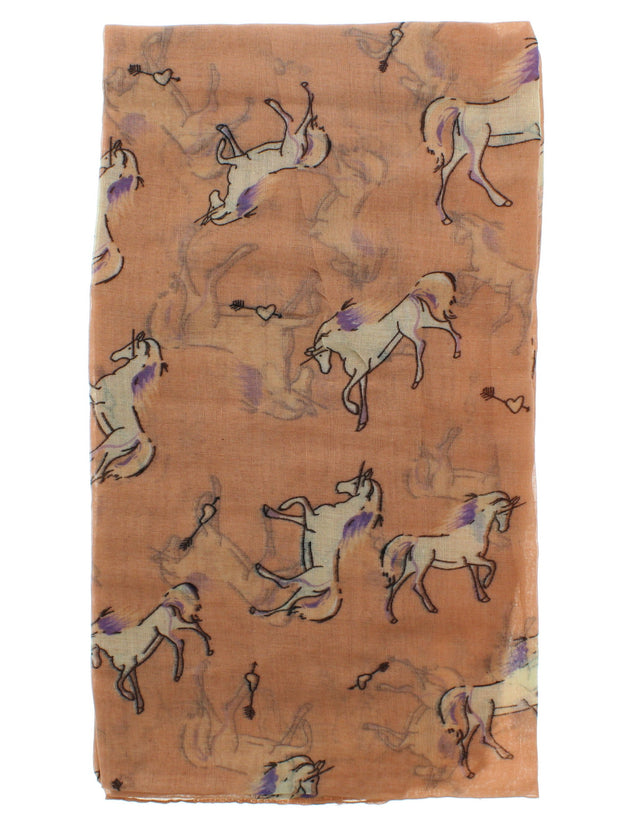 Unicorn Print Scarf