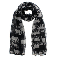 Elephant Printed Scarves