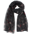 Robin & Flower Printed Scarves