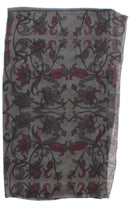 Patterned & Floral Printed Scarves with Border