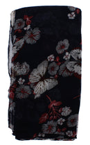 Butterflies & Floral Printed Scarves with Border