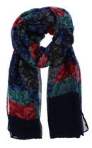 Checkered Floral Printed Scarves