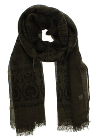 Elephant & Paisley Printed Scarves