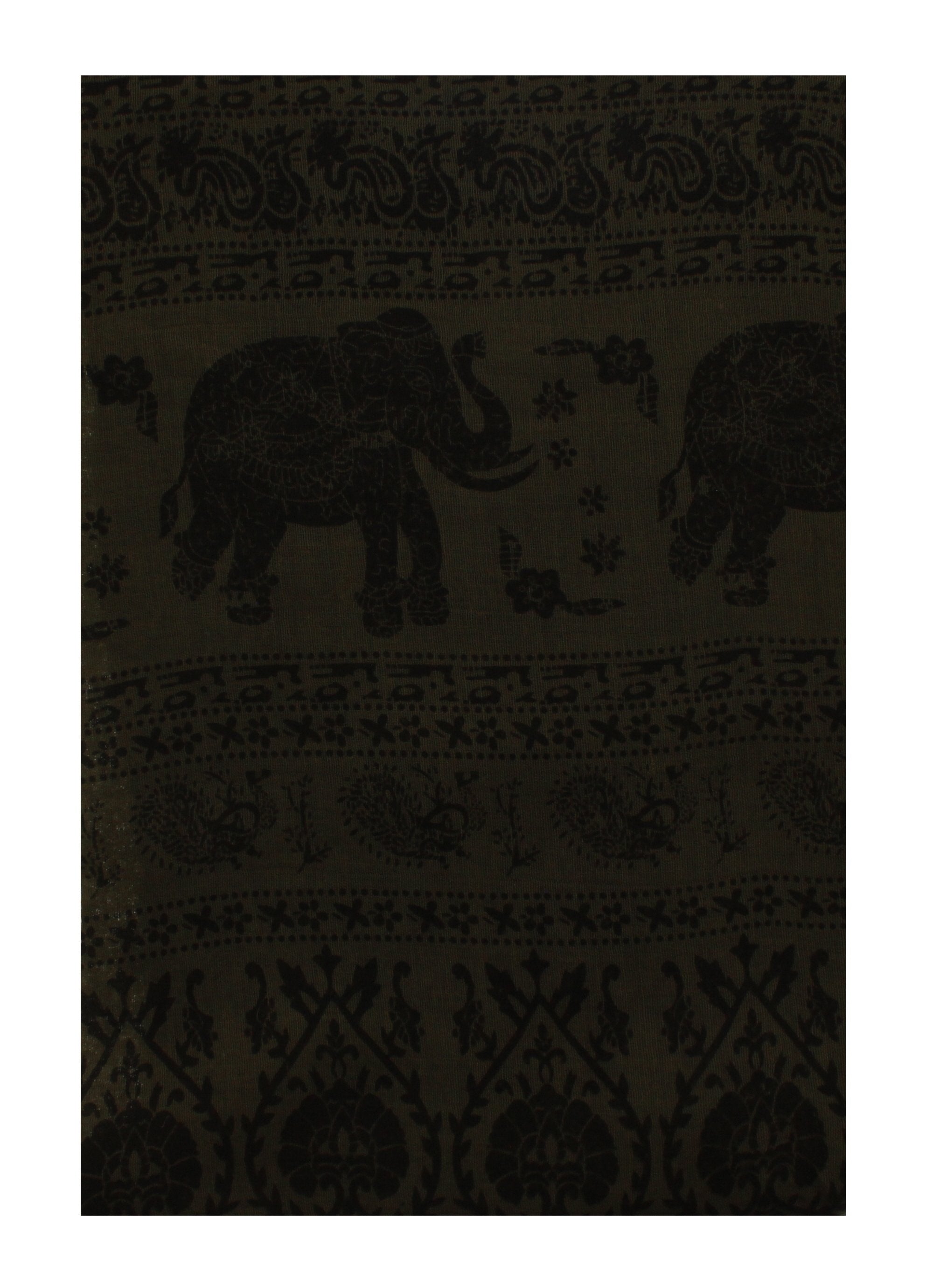 Elephant & Paisley Printed Scarves