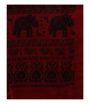 Elephant & Paisley Print Scarf