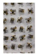 Light Beagle Dog Printed Scarves