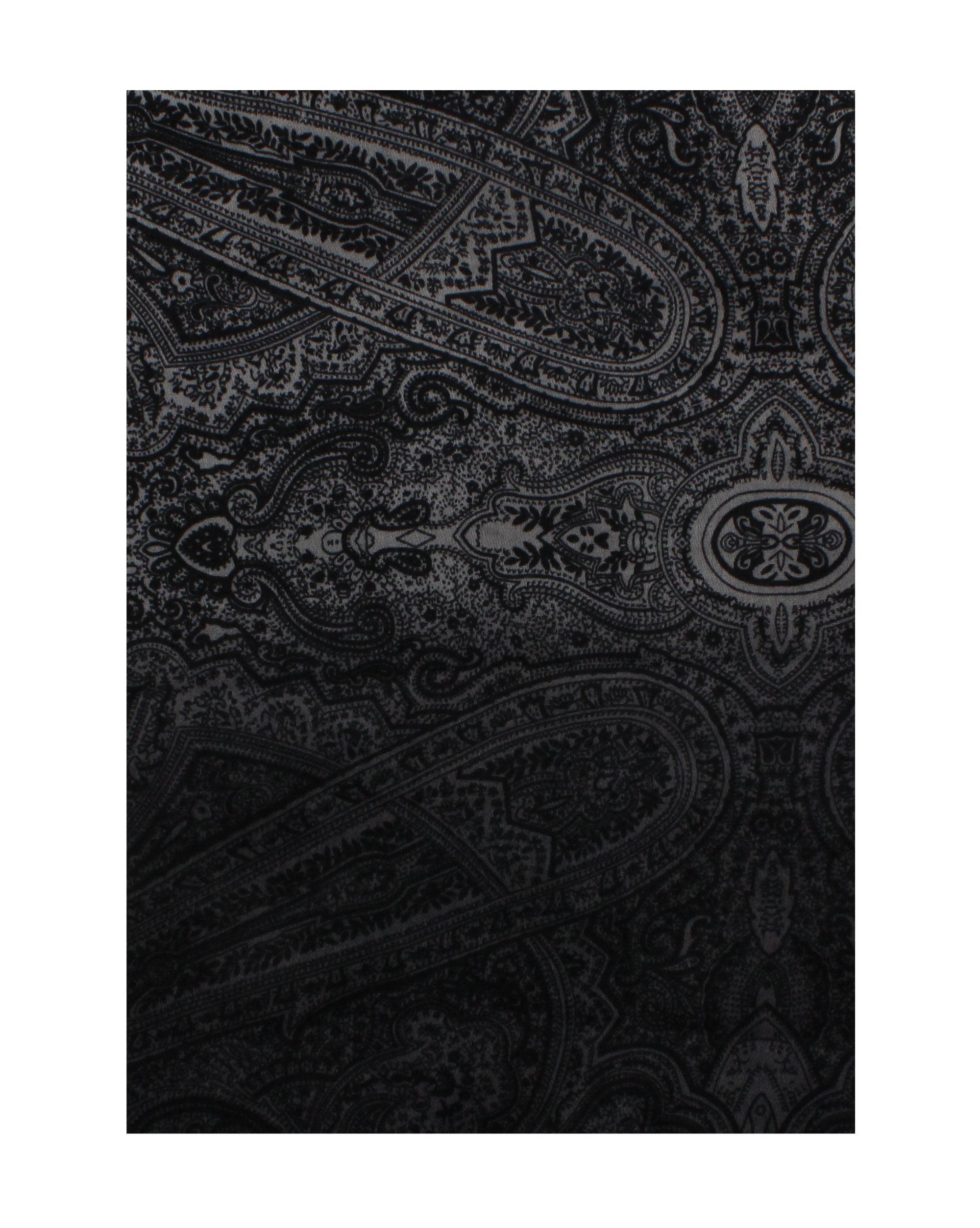 Detailed Paisley Printed Scarves