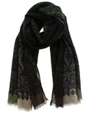 Detailed Paisley Printed Scarves