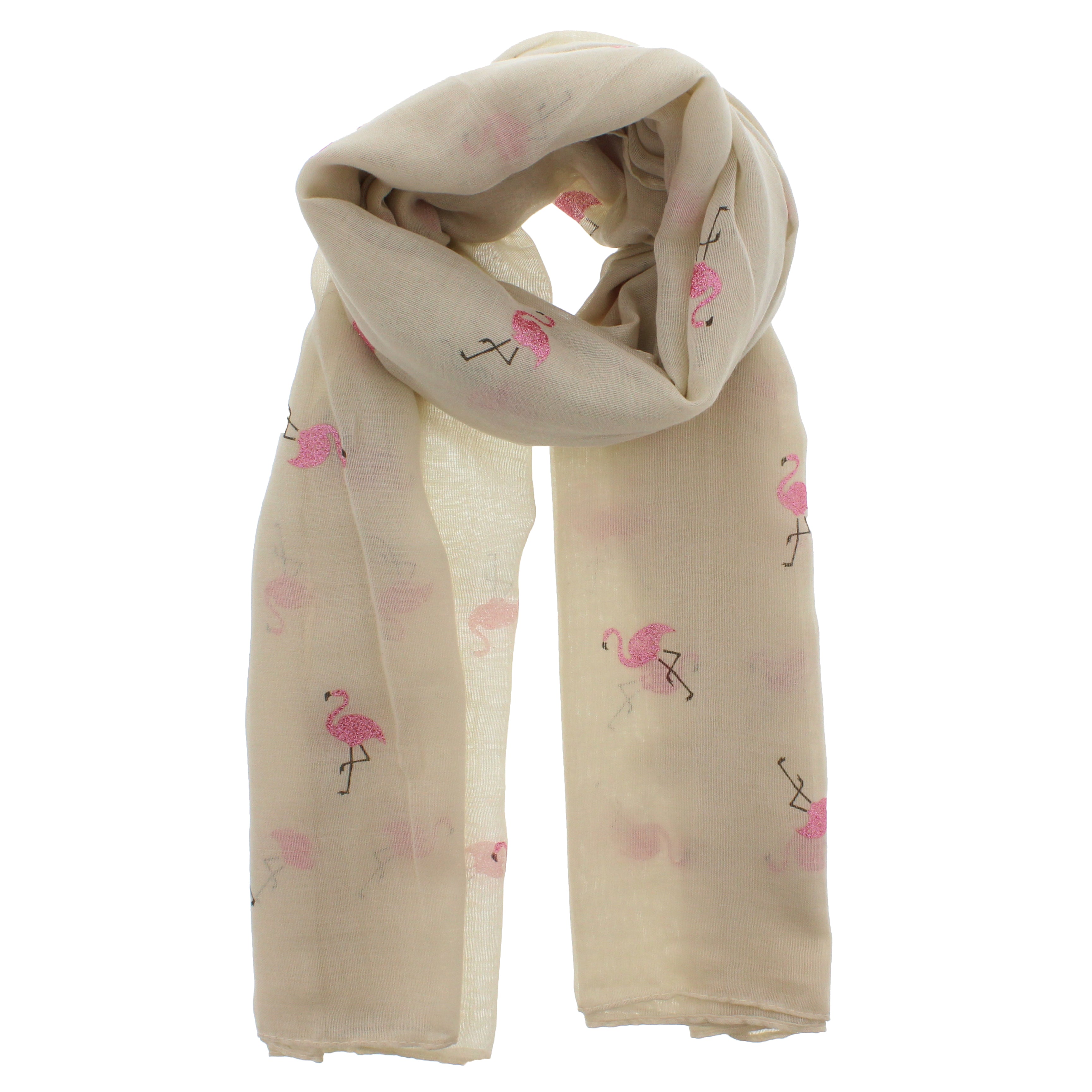Glitter Flamingoes Scarves