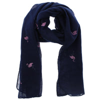 Glitter Flamingoes Scarves