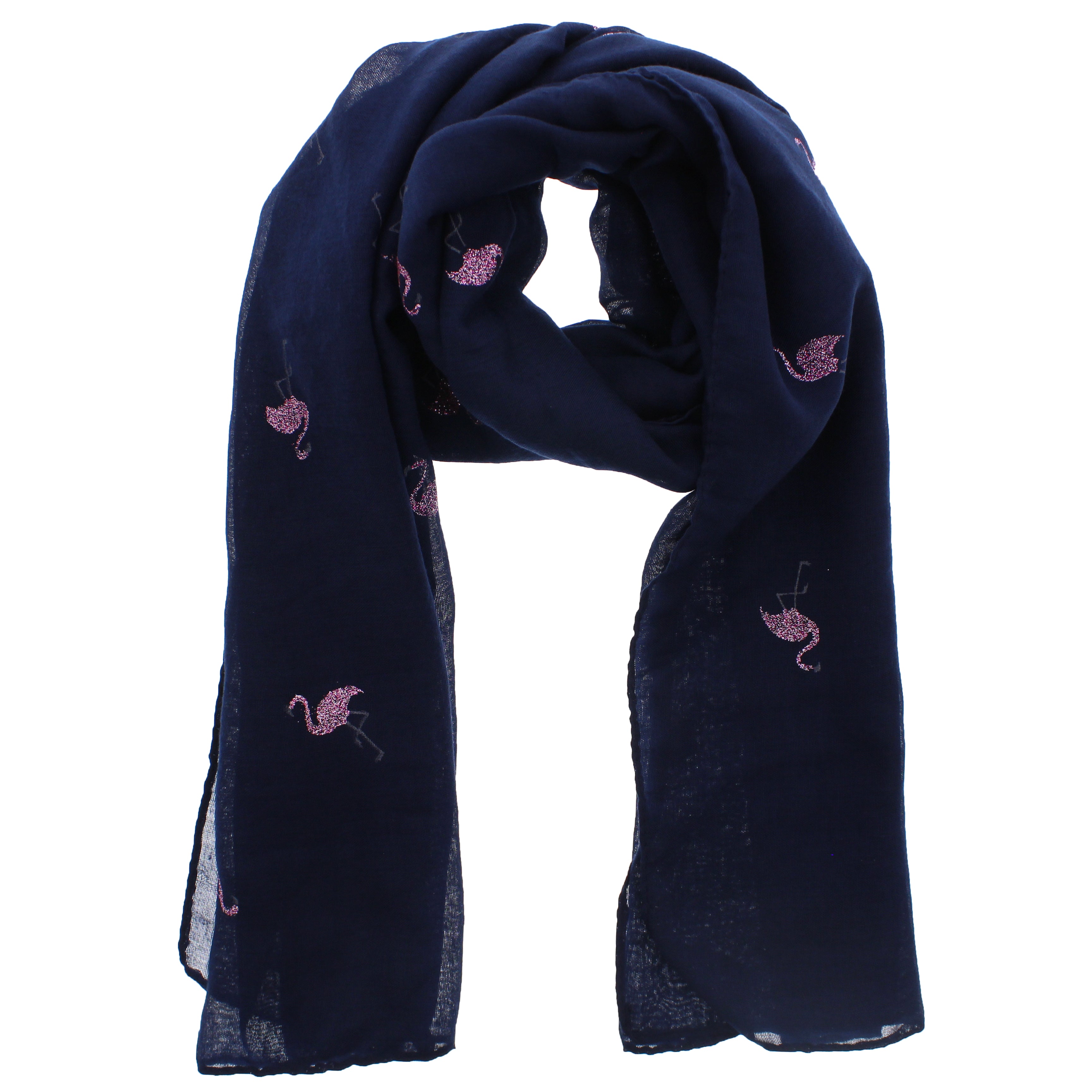 Glitter Flamingoes Scarves