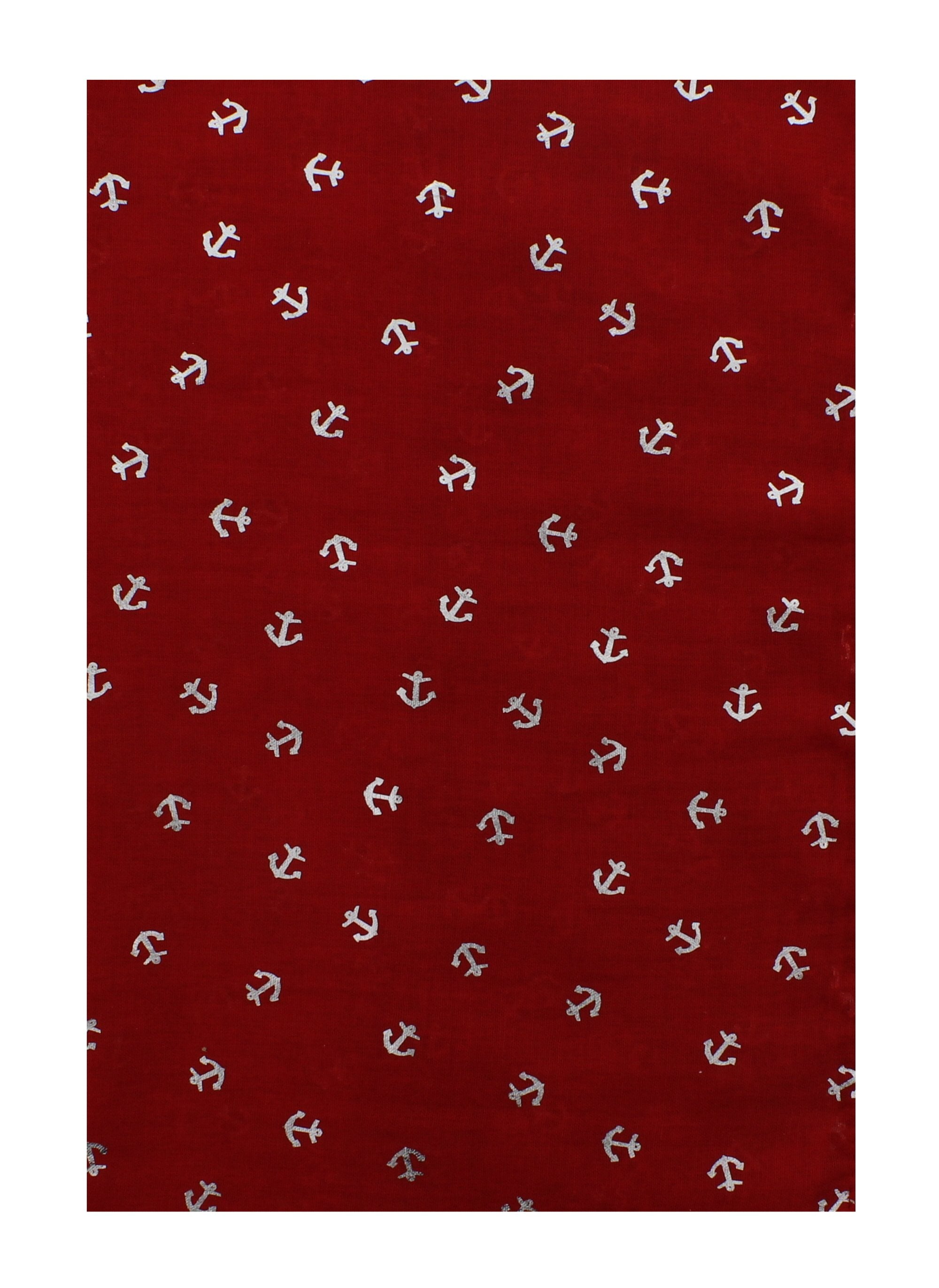 Silver Foil Anchor Print Scarves