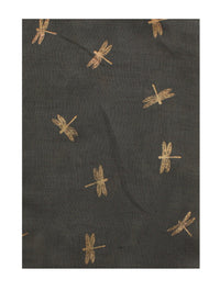 Small Gold Foil Dragonfly Print Scarves