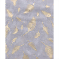 Rose Gold Foil Feather Printed Scarves