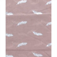 Silver Foil Mini Feathers Scarves
