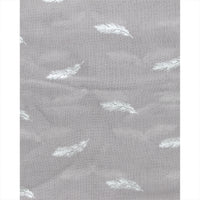 Silver Foil Mini Feathers Scarves