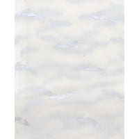 Silver Foil Mini Feathers Scarves