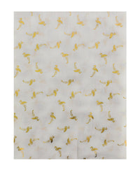 Gold Foil Flamingos Scarves