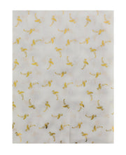 Scarf with Gold Foil Flamingos
