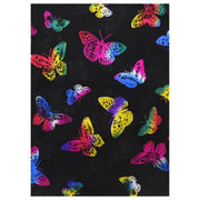 Scarf with Rainbow Foil Butterflies