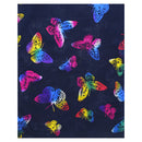 Large Rainbow Foil Butterflies Scarves