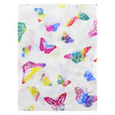 Large Rainbow Foil Butterflies Scarves