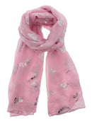 Silver Foil Butterflies Scarves