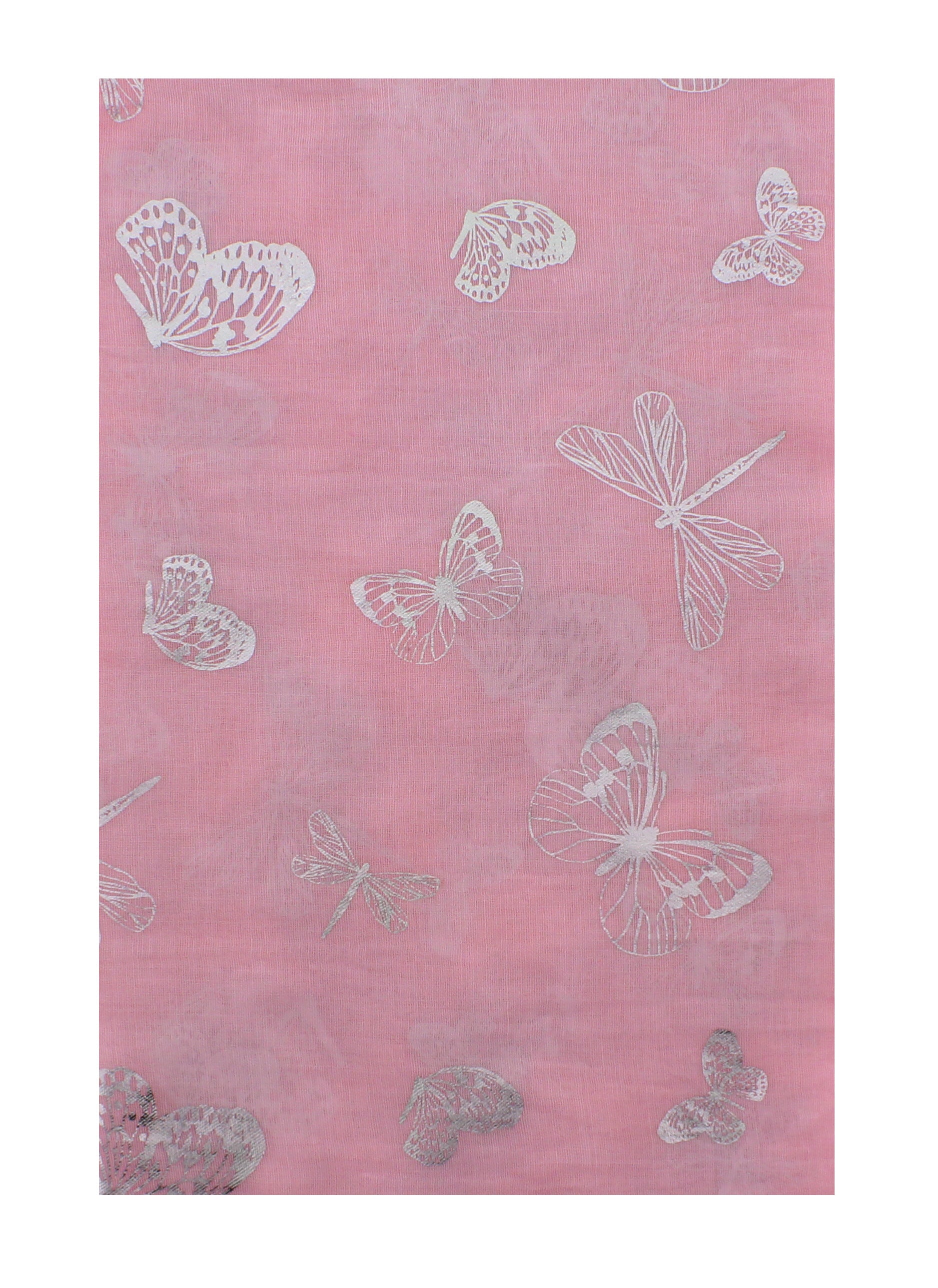 Silver Foil Butterflies Scarves