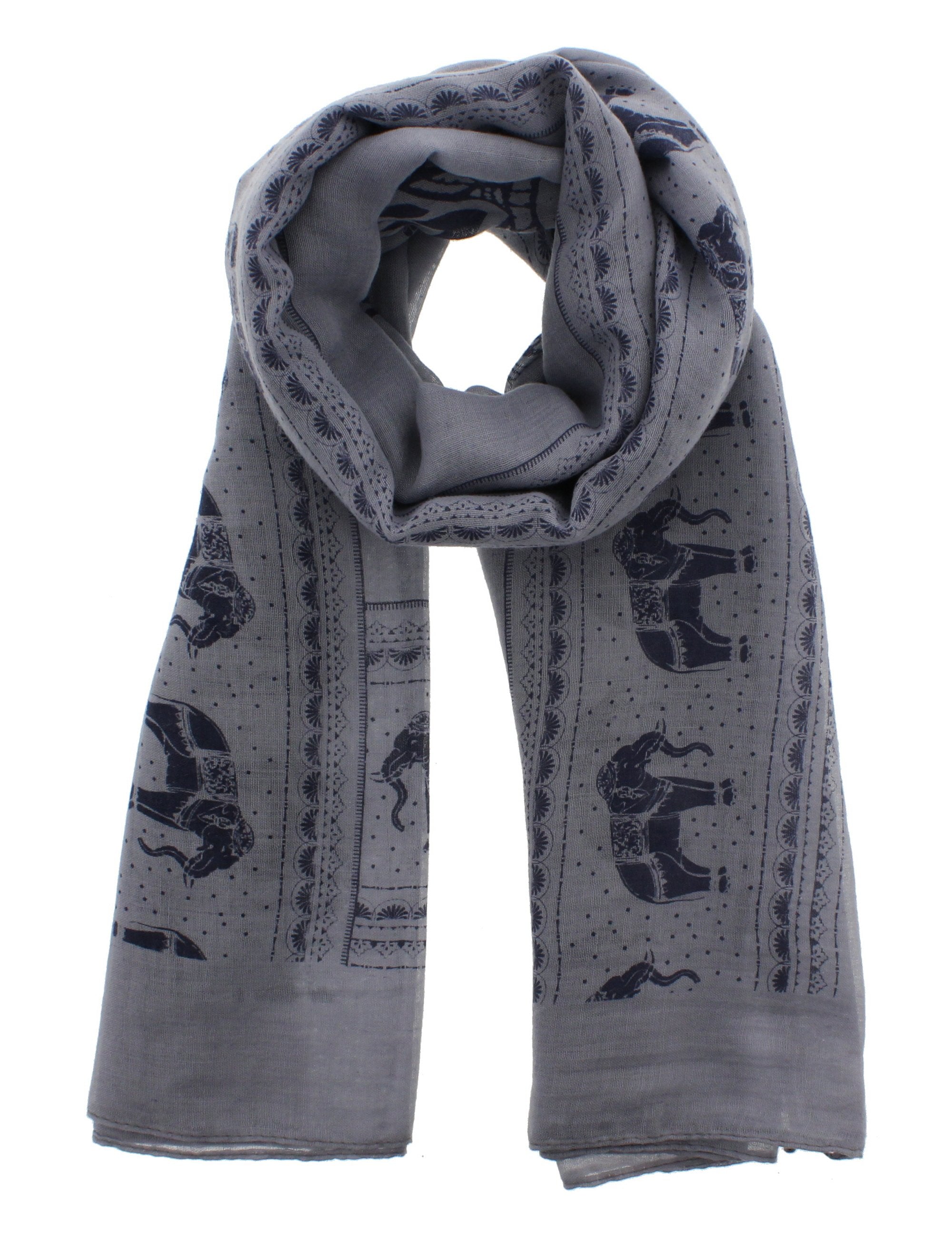 Elephant Printed Scarves
