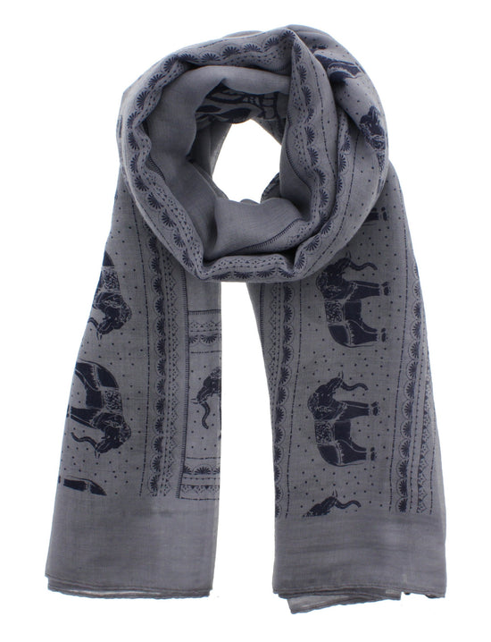 Elephant Printed Scarves
