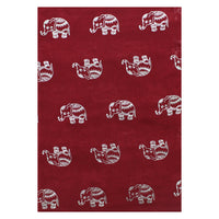 Silver Foil Elephants Scarves