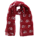 Silver Foil Elephants Scarves