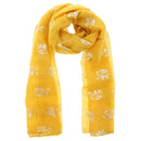Silver Foil Elephants Scarves