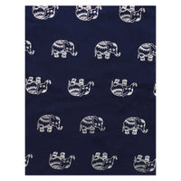 Silver Foil Elephants Scarves
